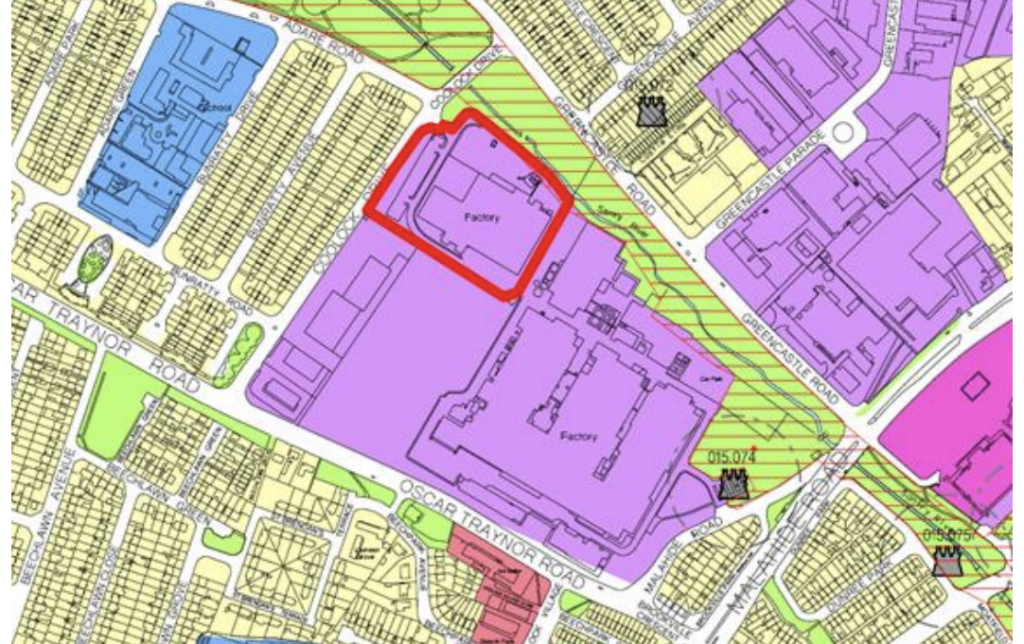 Map of the Chivers Factory location
