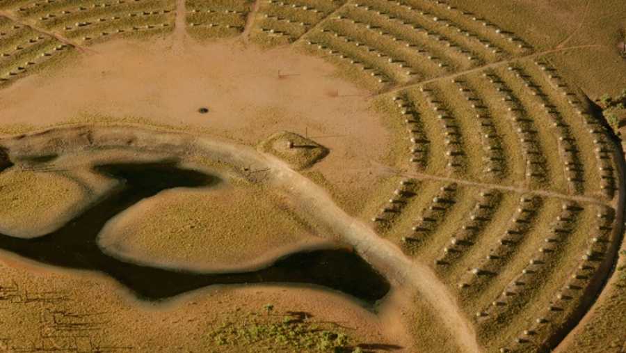 Poverty Point shows a sophisticated culture involving thousands of people existed when the Americas were supposedly in a state of primitive communism.