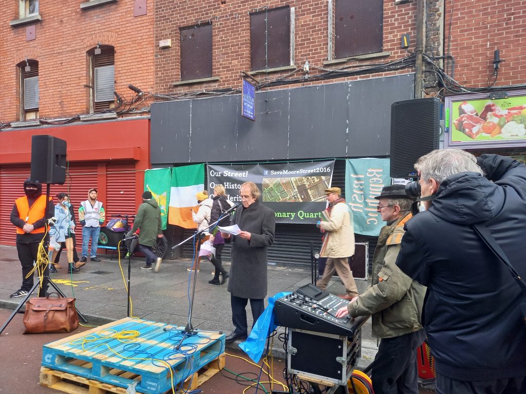 Save Moore Street Protest Feb 2022
