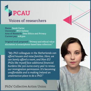 Sarah Carter PhDs’ Collective Action Union (PCAU)